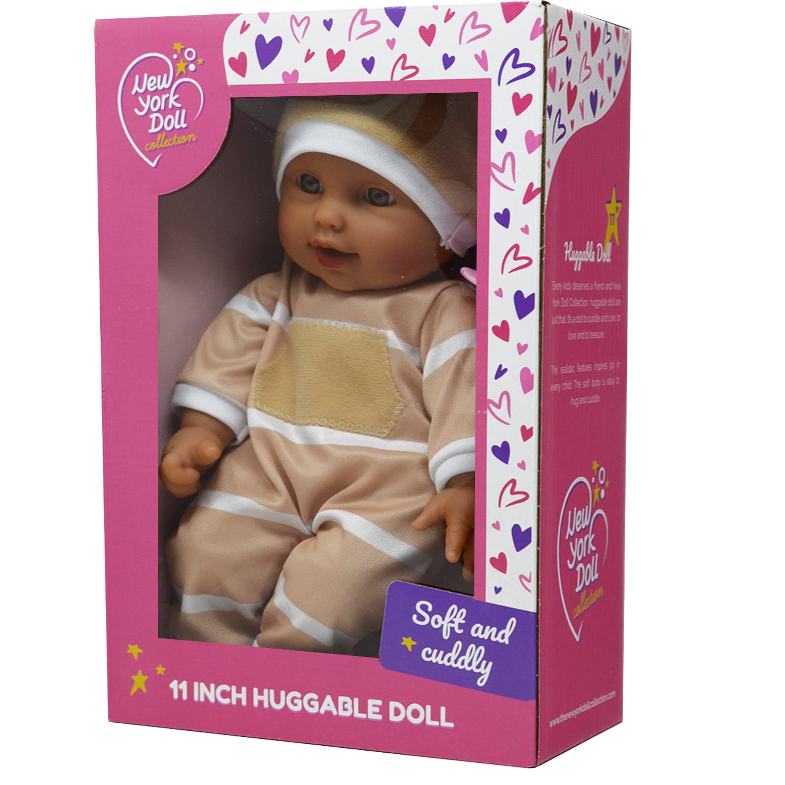 Foto 7 pulgar | Baby Doll The New York Doll Collection, Cuerpo Blando, 28 Cm - Venta Internacional.
