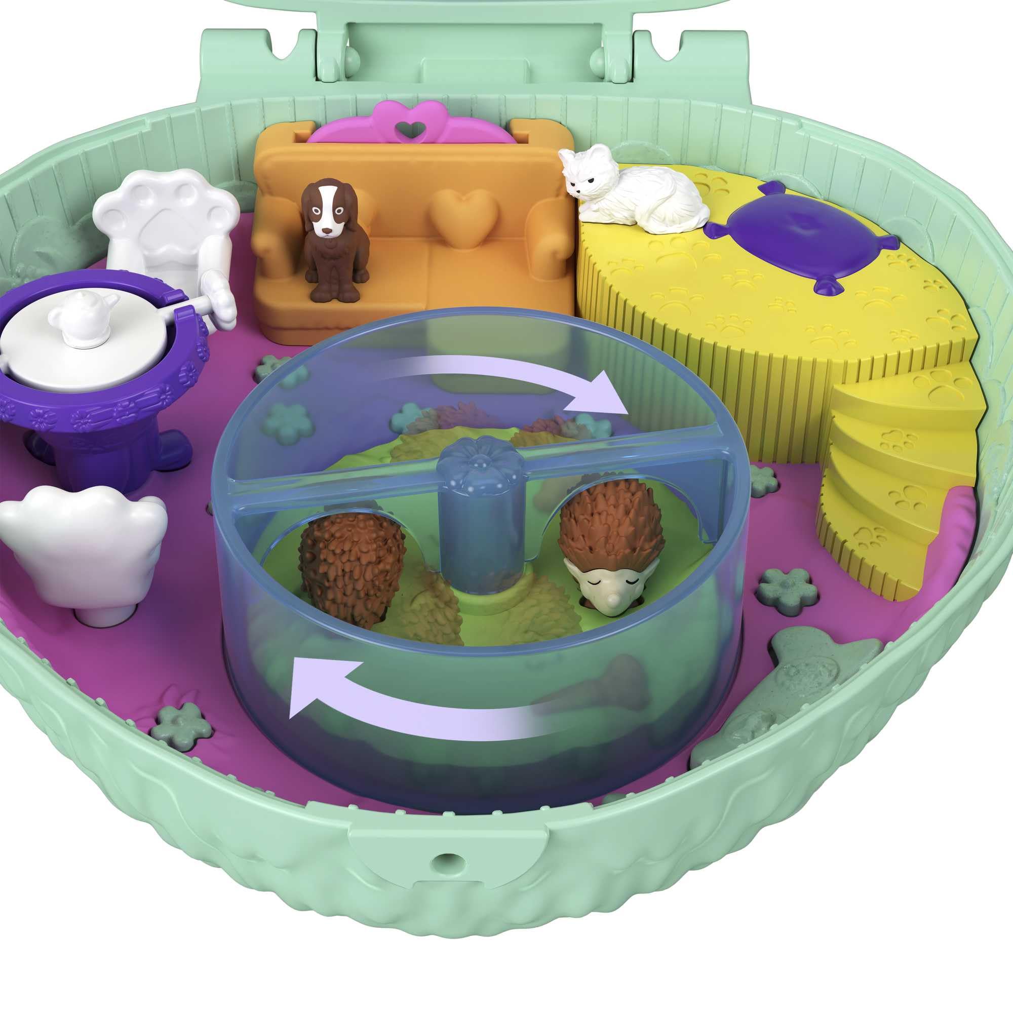 Foto 6 pulgar | Set De Juego Polly Pocket Hedgehog Cafe Con 2 Micromuñecas Y Accesorios - Venta Internacional.
