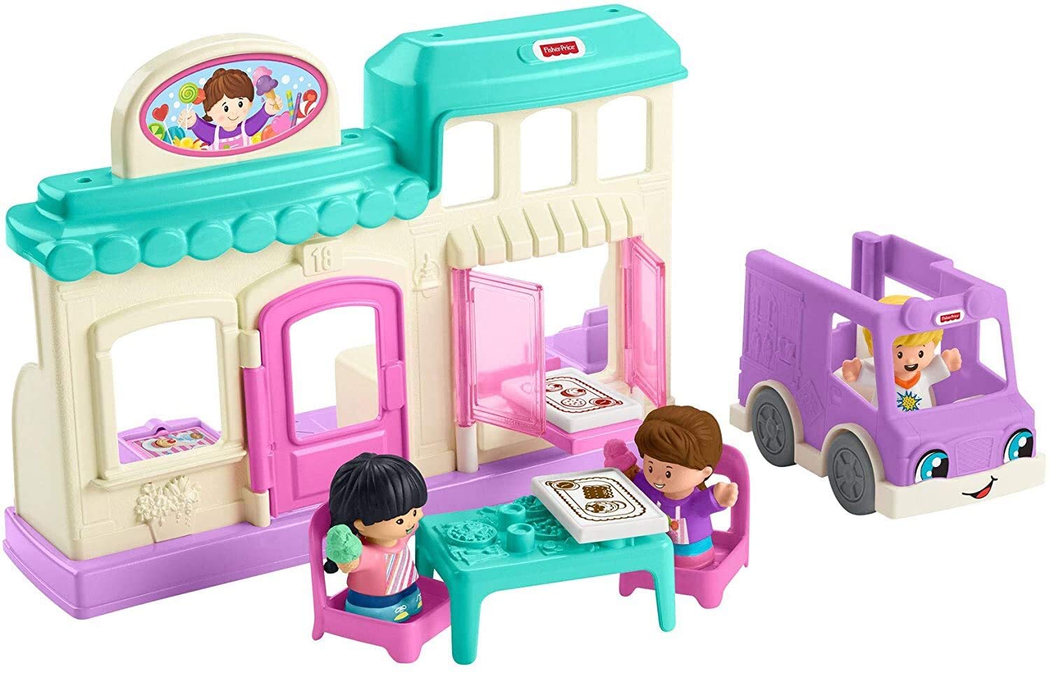 Foto 2 pulgar | Set De Juego Fisher-price Little People Time For A Treat Con Figuras - Venta Internacional.