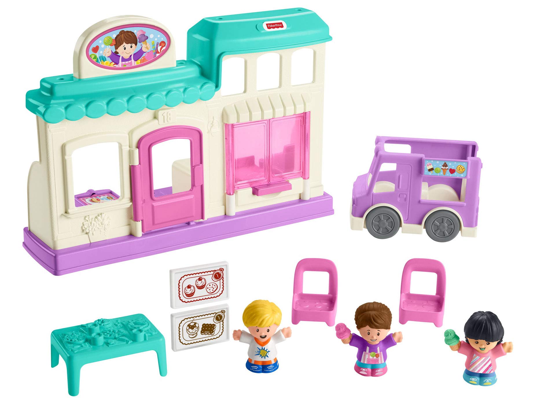 Foto 6 pulgar | Set De Juego Fisher-price Little People Time For A Treat Con Figuras - Venta Internacional.