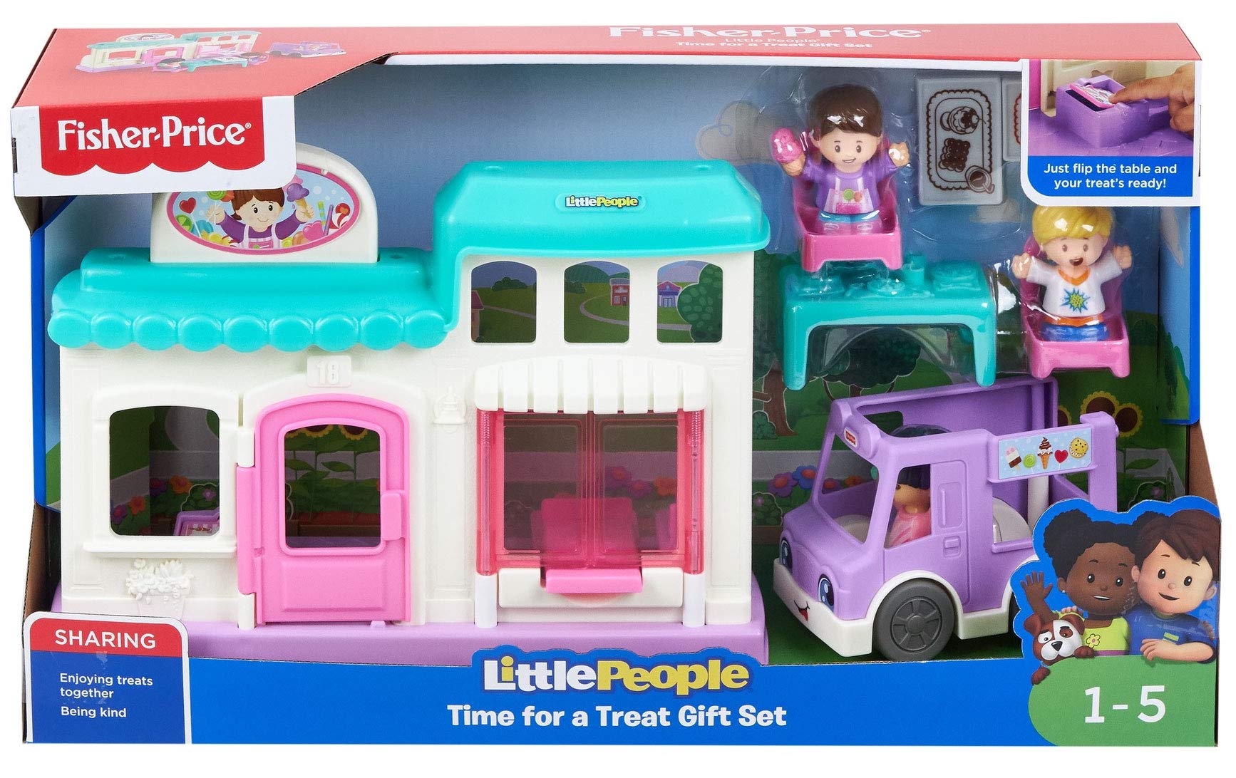 Foto 7 pulgar | Set De Juego Fisher-price Little People Time For A Treat Con Figuras - Venta Internacional.