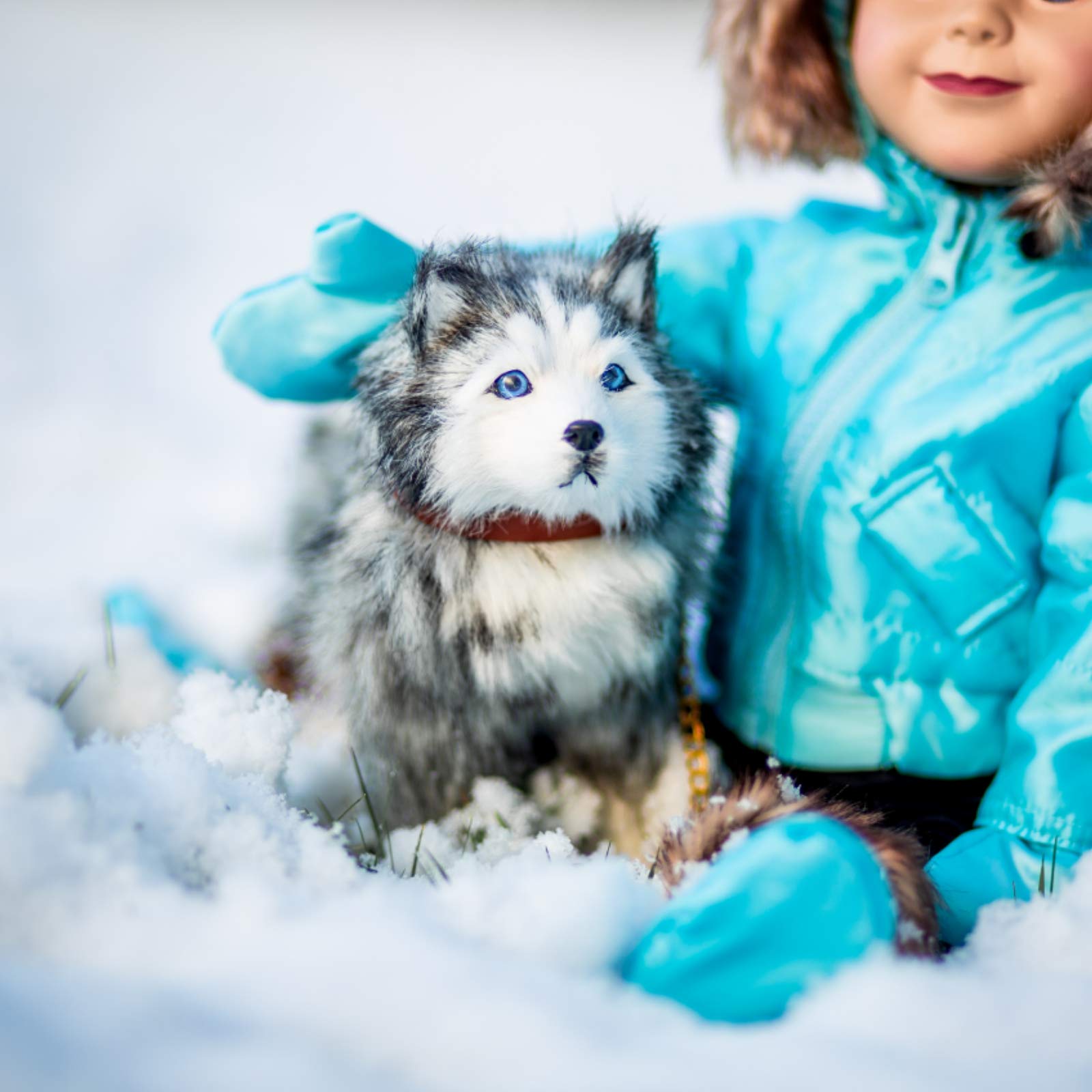 Doll Pet The Queen's Treasures Husky Pupdog Para Muñecas De 18 Pulgadas - Venta Internacional.