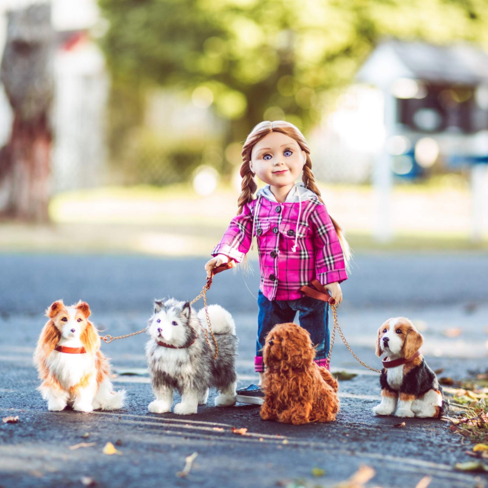 Foto 7 | Doll Pet The Queen's Treasures Husky Pupdog Para Muñecas De 18 Pulgadas - Venta Internacional.