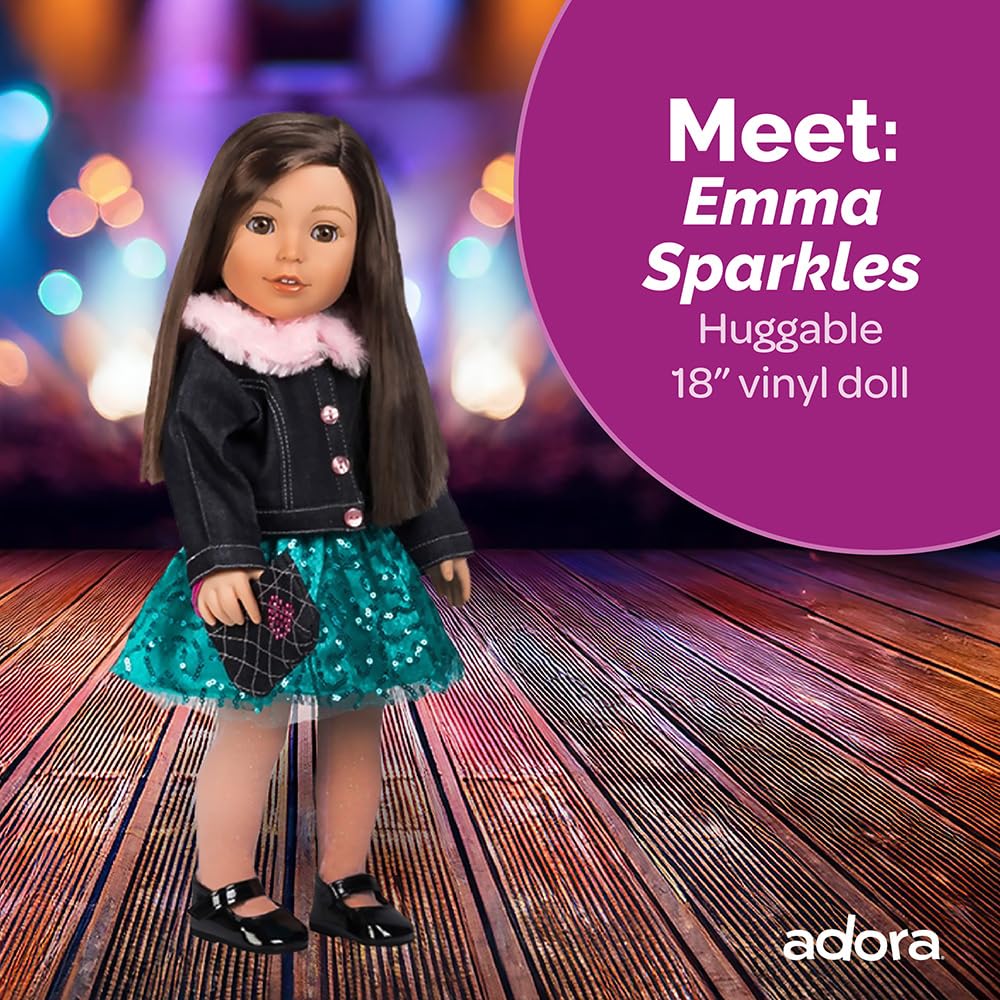 Foto 3 pulgar | Muñeca De Moda Adora Amazing Girls Emma Sparkles De 45 Cm - Venta Internacional.