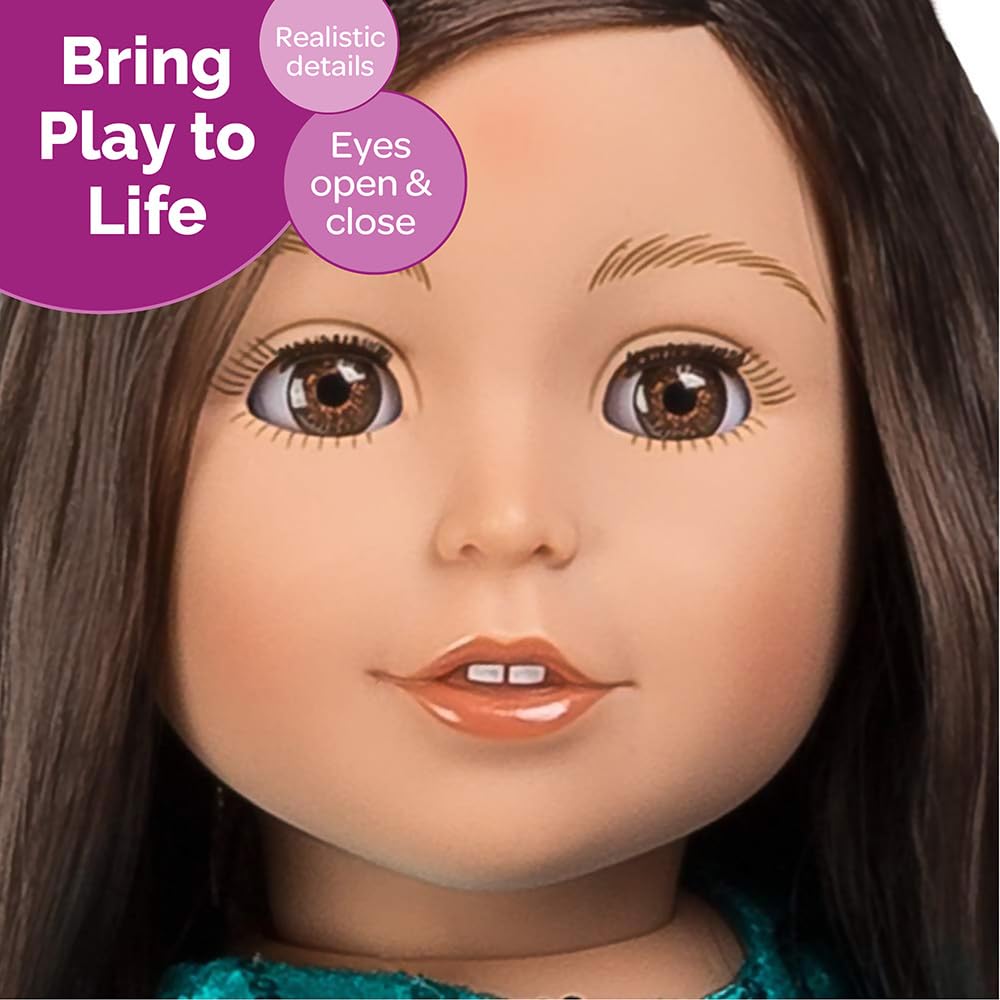 Foto 6 pulgar | Muñeca De Moda Adora Amazing Girls Emma Sparkles De 45 Cm - Venta Internacional.