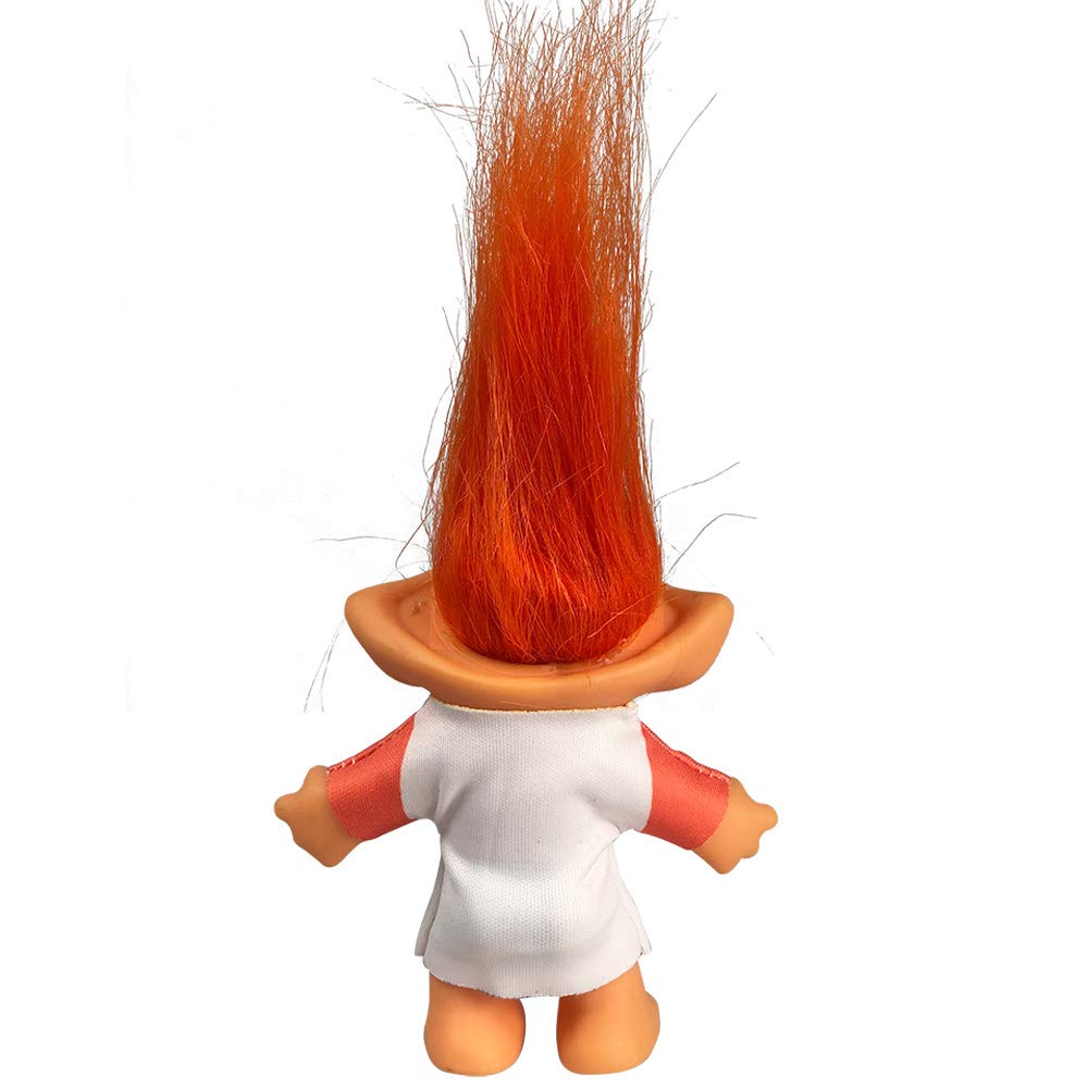 Foto 3 pulgar | Muñeca Troll Yintlilocn Vintage De 7.5 Pulgadas Con Pelo Naranja - Venta Internacional.