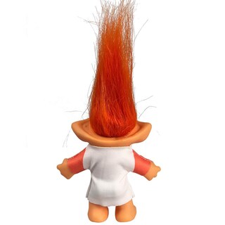 Foto 2 | Muñeca Troll Yintlilocn Vintage De 7.5 Pulgadas Con Pelo Naranja - Venta Internacional.