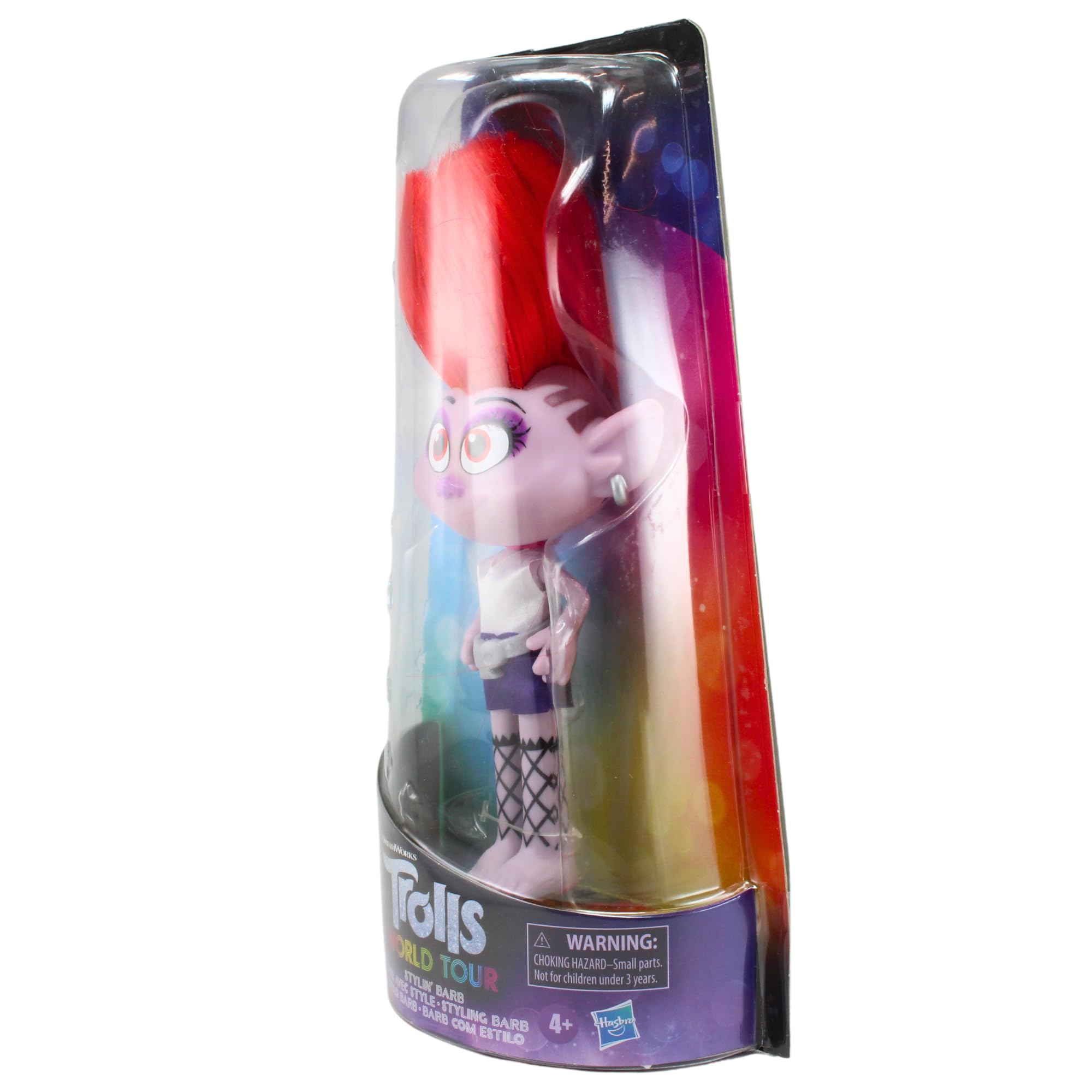Foto 7 pulgar | Muñeca Moderna Hasbro Dreamworks Trolls Stylin' Barb Con Vestido - Venta Internacional.
