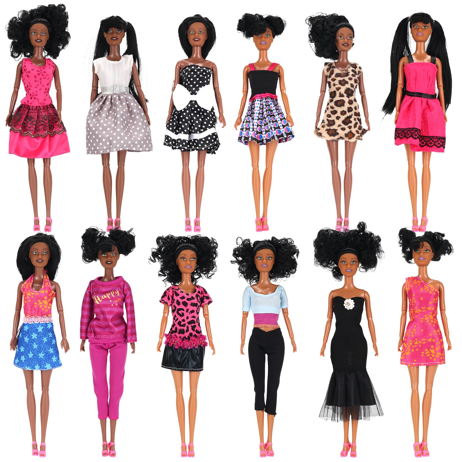 Foto 2 pulgar | Set De Juego Toy Doll Liberty Imports Afroamericano, 12 Unidades - Venta Internacional.