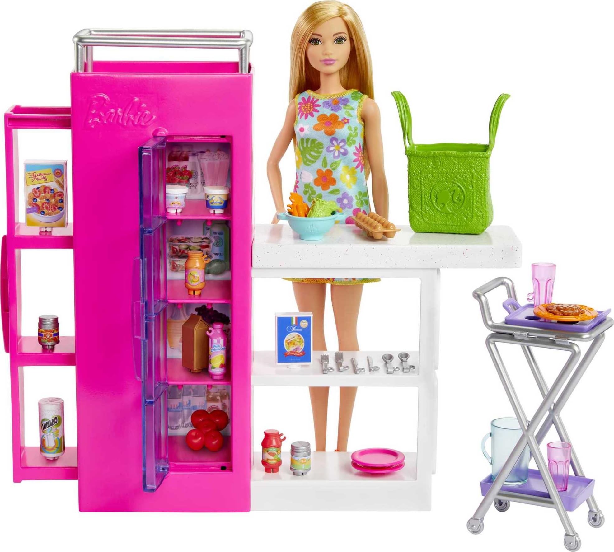 Muñeca Barbie Pantry Playset Con Más De 25 Accesorios Y Muebles - Venta Internacional.
