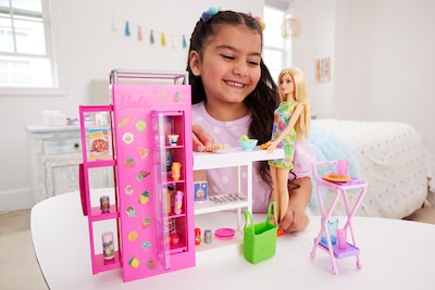 Foto 2 | Muñeca Barbie Pantry Playset Con Más De 25 Accesorios Y Muebles - Venta Internacional.