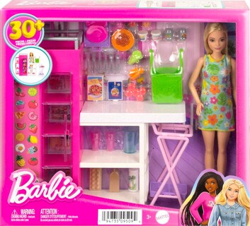 Foto 7 | Muñeca Barbie Pantry Playset Con Más De 25 Accesorios Y Muebles - Venta Internacional.