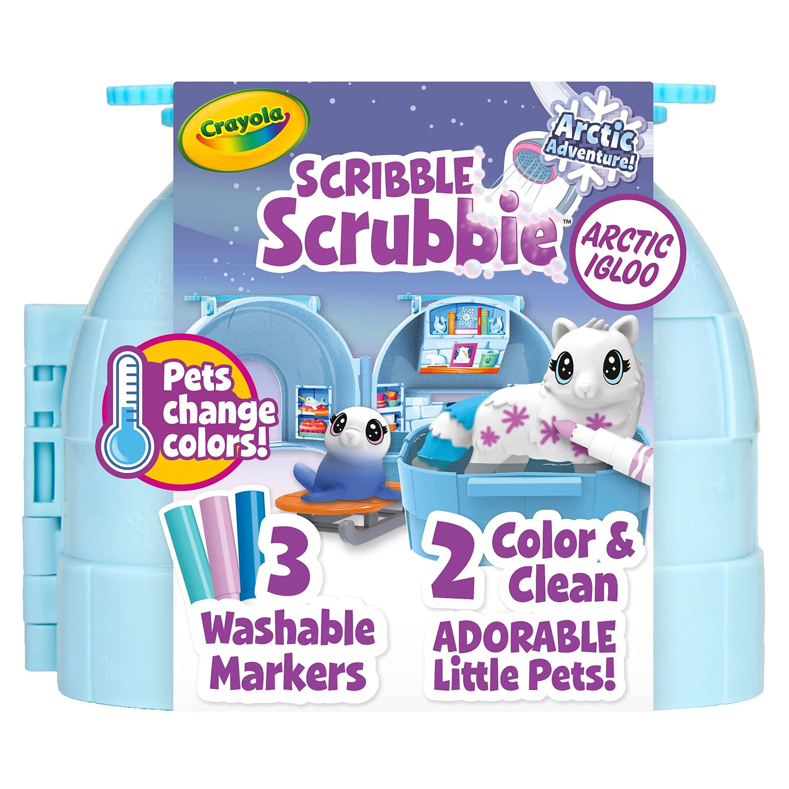 Foto 4 pulgar | Scribble Scrubbie Pets Arctic Igloo Con Funda Que Cambia De Color - Venta Internacional.
