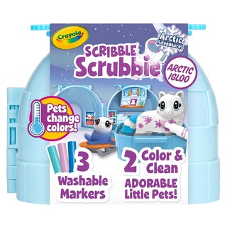 Foto 3 | Scribble Scrubbie Pets Arctic Igloo Con Funda Que Cambia De Color - Venta Internacional.