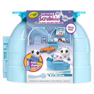 Foto 6 | Scribble Scrubbie Pets Arctic Igloo Con Funda Que Cambia De Color - Venta Internacional.