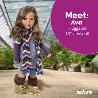 Foto 2 | Muñeca Moderna Adora Amazing Girls Ava De 45 Cm Con Pelo Enraizado - Venta Internacional.