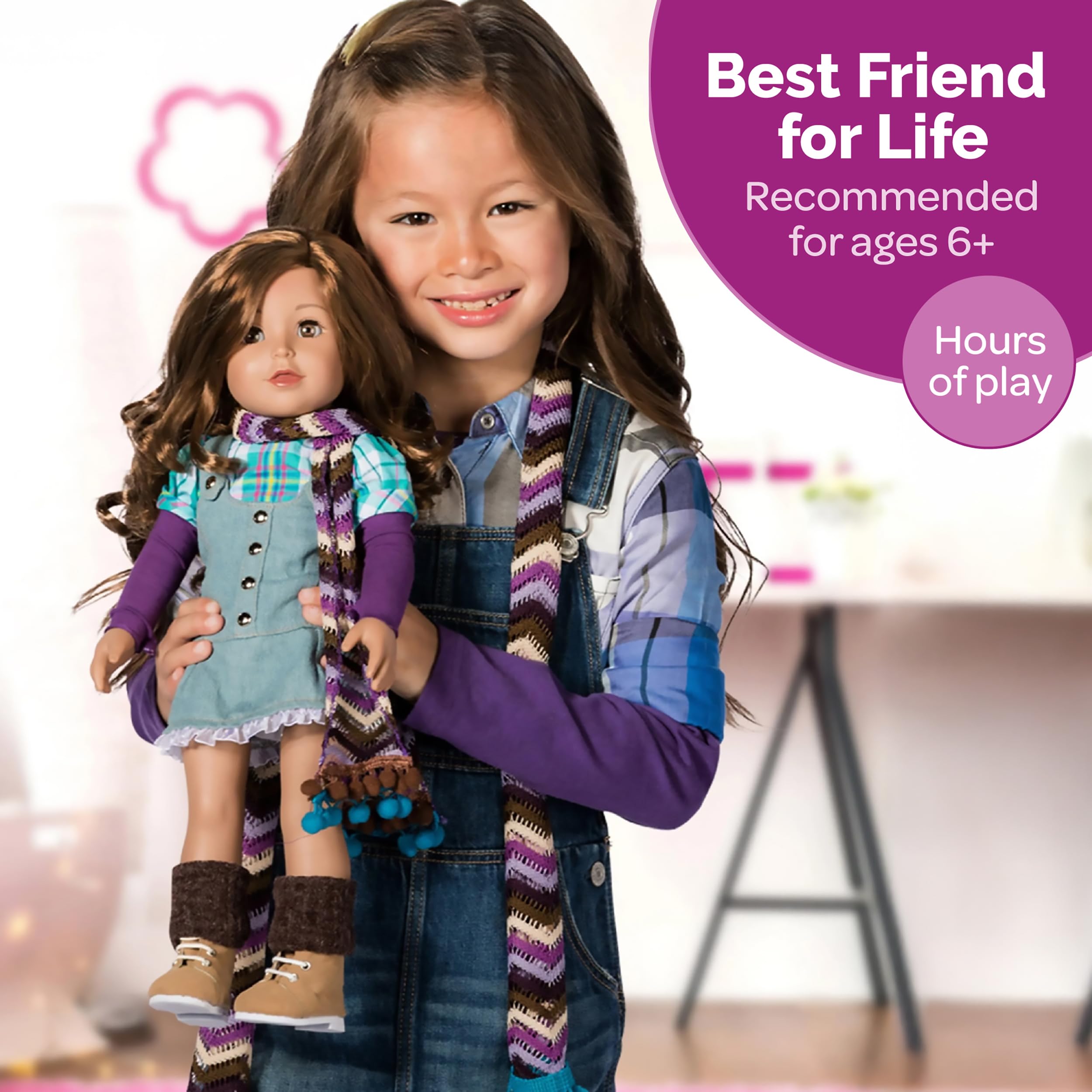 Foto 6 | Muñeca Moderna Adora Amazing Girls Ava De 45 Cm Con Pelo Enraizado - Venta Internacional.