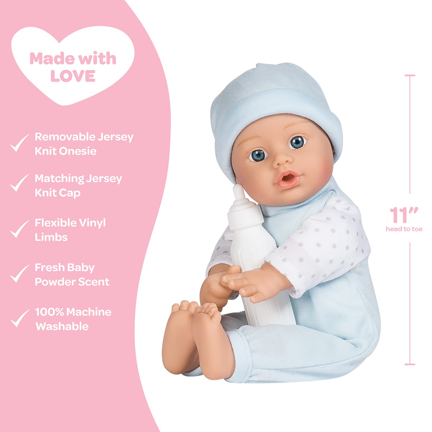 Foto 8 pulgar | Muñeca Adora Sweet Babies Collection Boy Peanut 28 Cm - Venta Internacional.