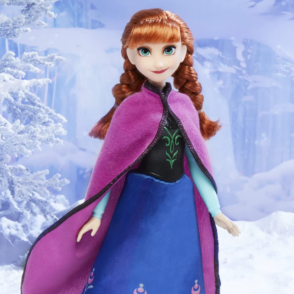 Foto 7 pulgar | Muñeca De Moda Disney Frozen Shimmer Anna Con Falda Y Zapatos - Venta Internacional.