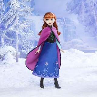 Foto 7 | Muñeca De Moda Disney Frozen Shimmer Anna Con Falda Y Zapatos - Venta Internacional.