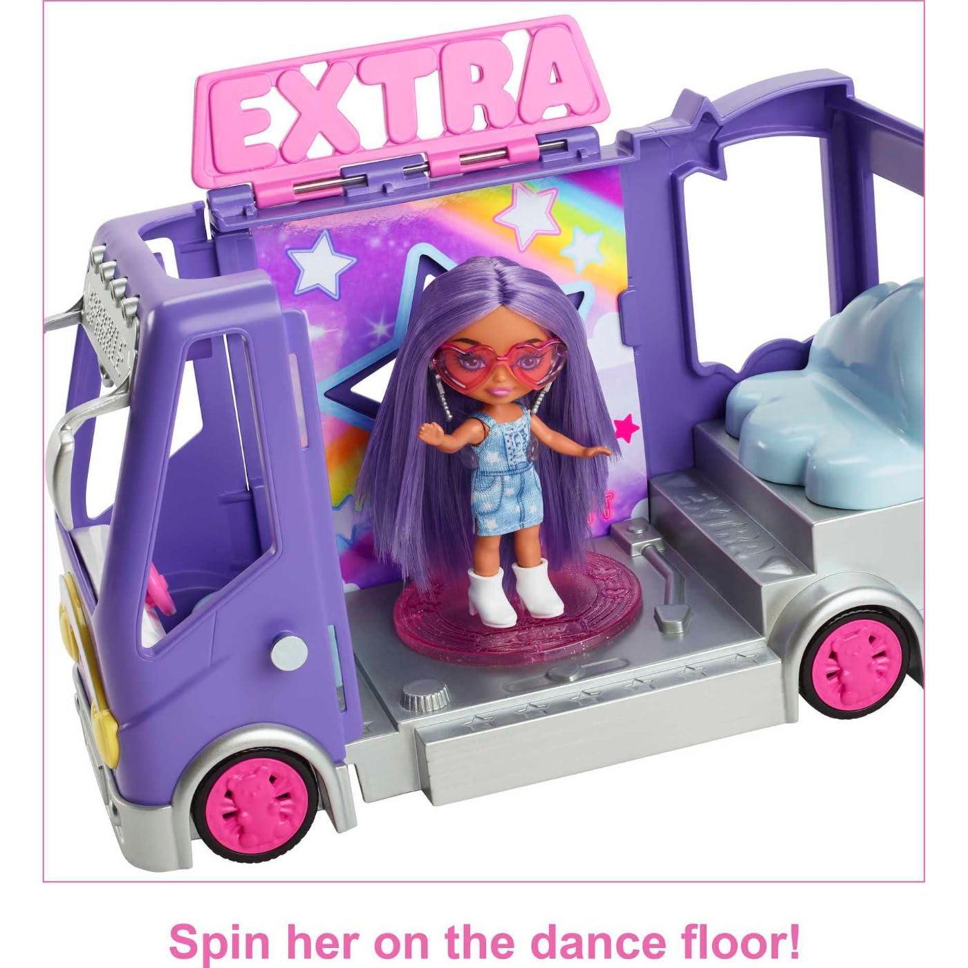 Foto 4 pulgar | Vehículo Playset Barbie Extra Mini Minis Para Muñecas Y Juguete Con Autobús Turístico - Venta Internacional.