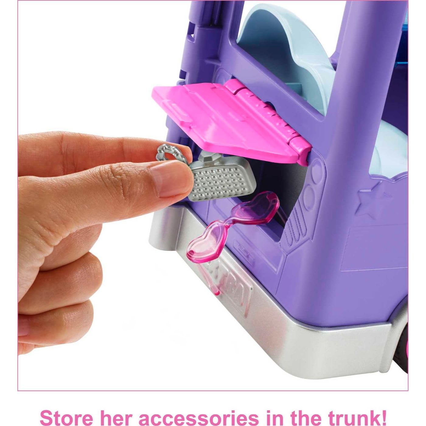 Foto 5 pulgar | Vehículo Playset Barbie Extra Mini Minis Para Muñecas Y Juguete Con Autobús Turístico - Venta Internacional.