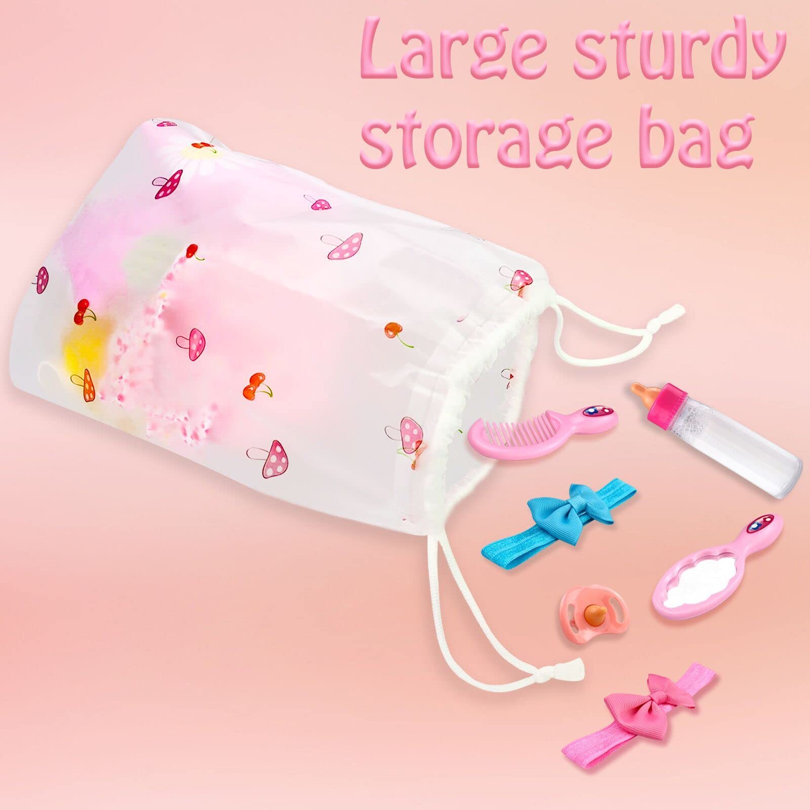 Foto 5 | Set De Alimentación Y Cuidado Bnuzeiyi De Baby Doll Accessories Para Niños De 14 A 16 Años - Venta Internacional.