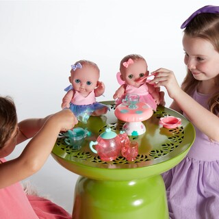 Foto 2 | Juego De Té Dolls Jc Toys Lil Cutesies Twin 8.5, Todo De Vinilo Con Diseño De Hadas - Venta Internacional.