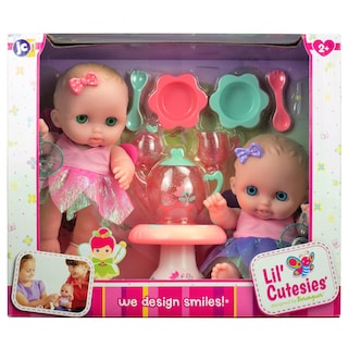 Foto 3 | Juego De Té Dolls Jc Toys Lil Cutesies Twin 8.5, Todo De Vinilo Con Diseño De Hadas - Venta Internacional.