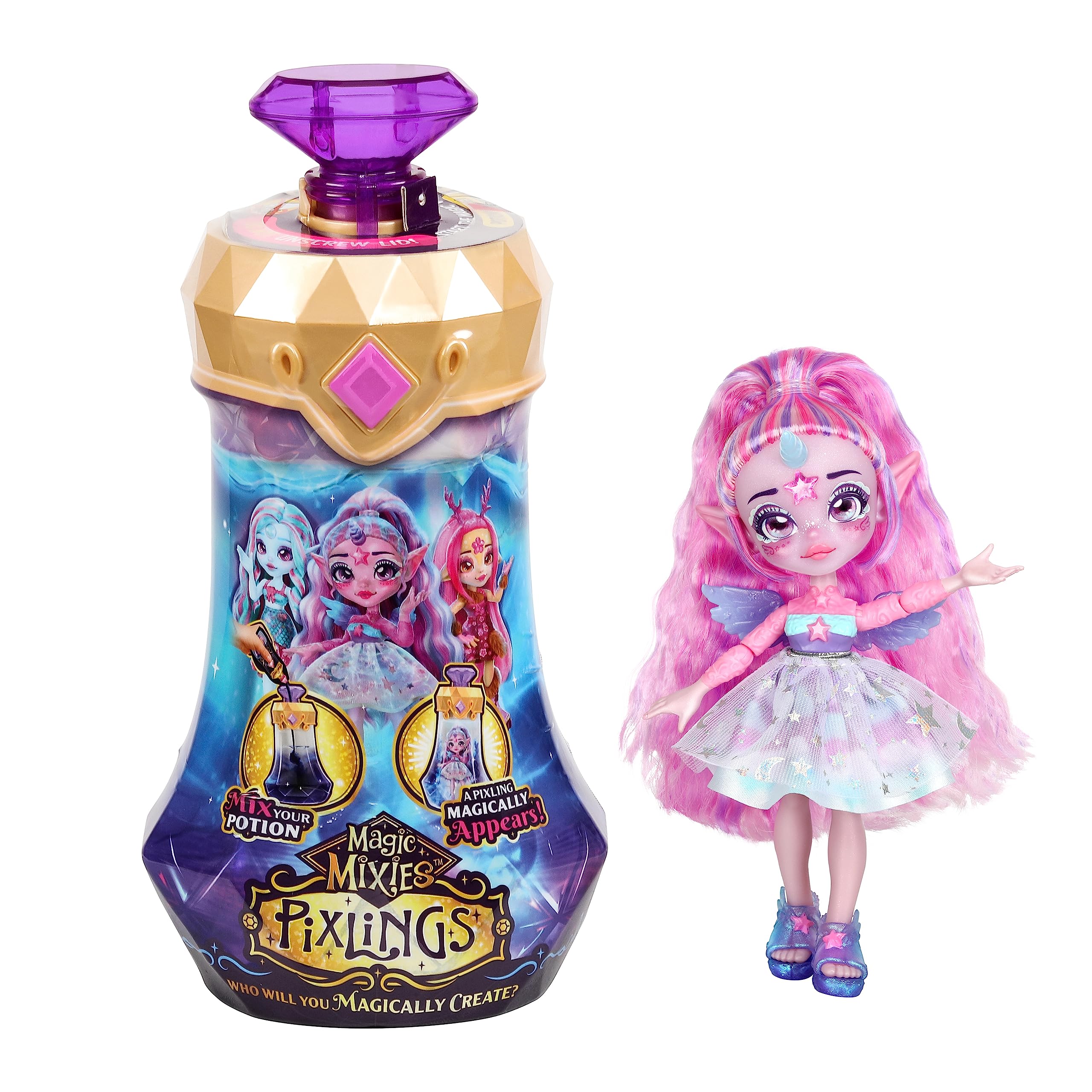 Foto 1 | Toy Magic Mixies Pixlings Unia The Unicorn Con Botella De Poción - Venta Internacional.