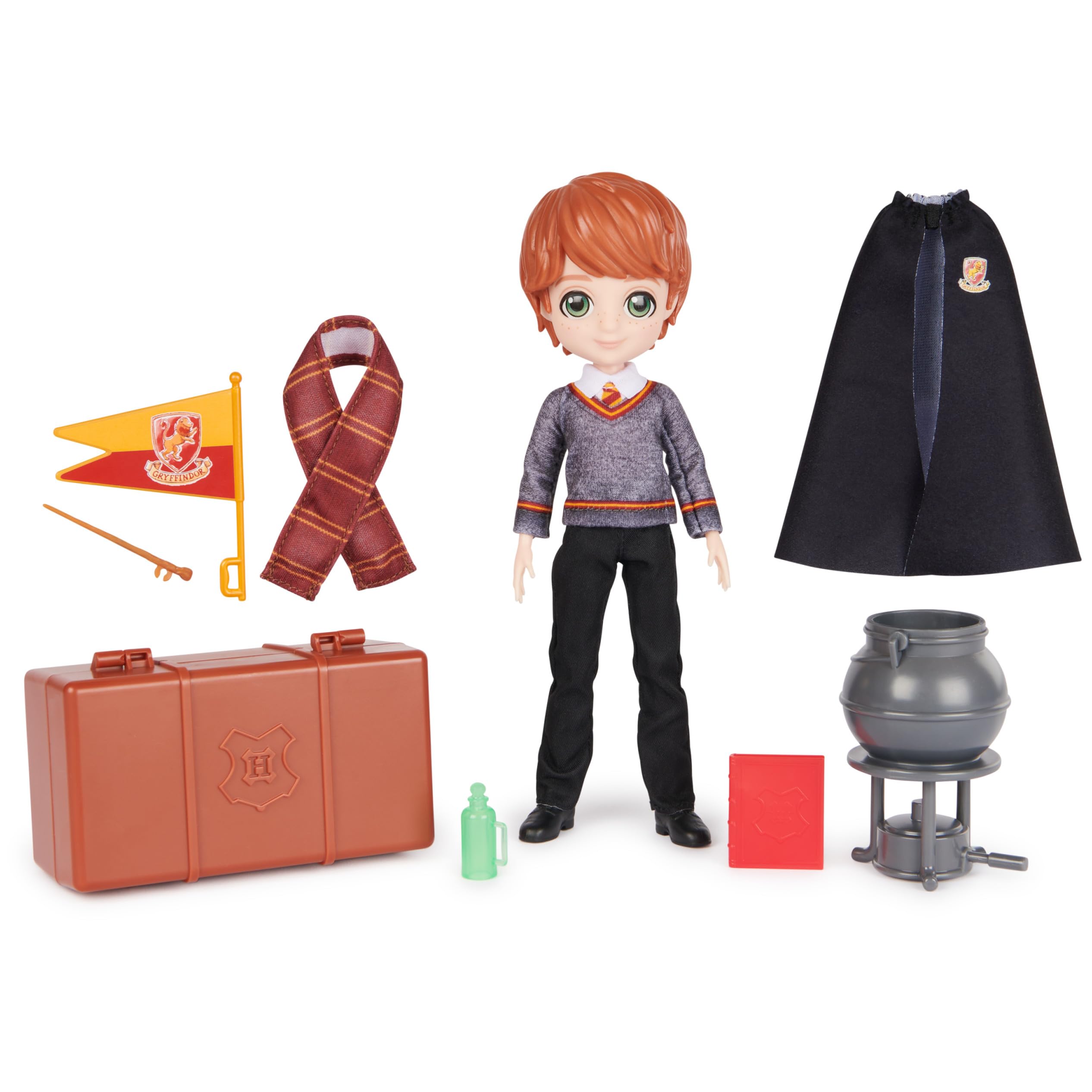 Foto 2 pulgar | Muñeca Wizarding World Harry Potter Ron Weasley De 20 Cm Con Accesorios - Venta Internacional.