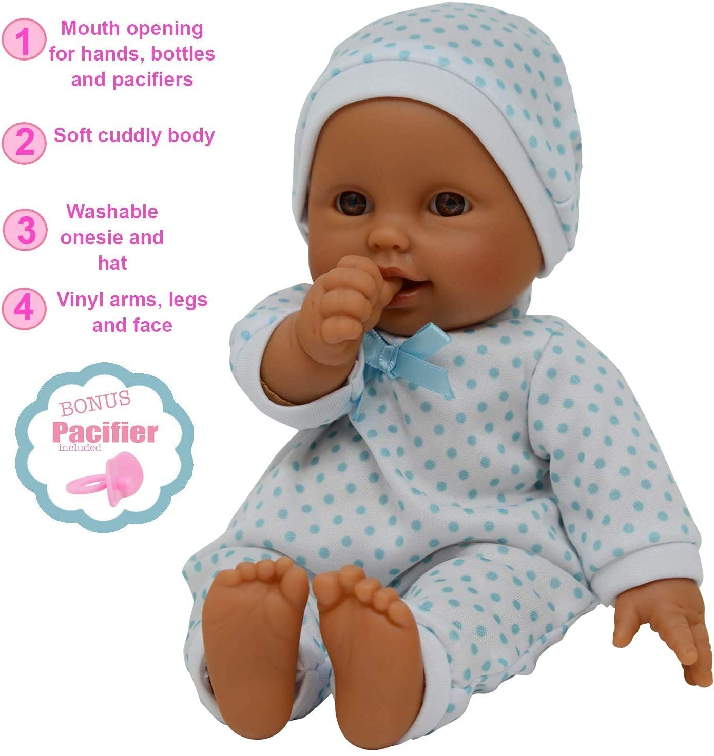 Foto 3 pulgar | Baby Doll The New York Doll Collection, 28 Cm, Cuerpo Suave - Venta Internacional.
