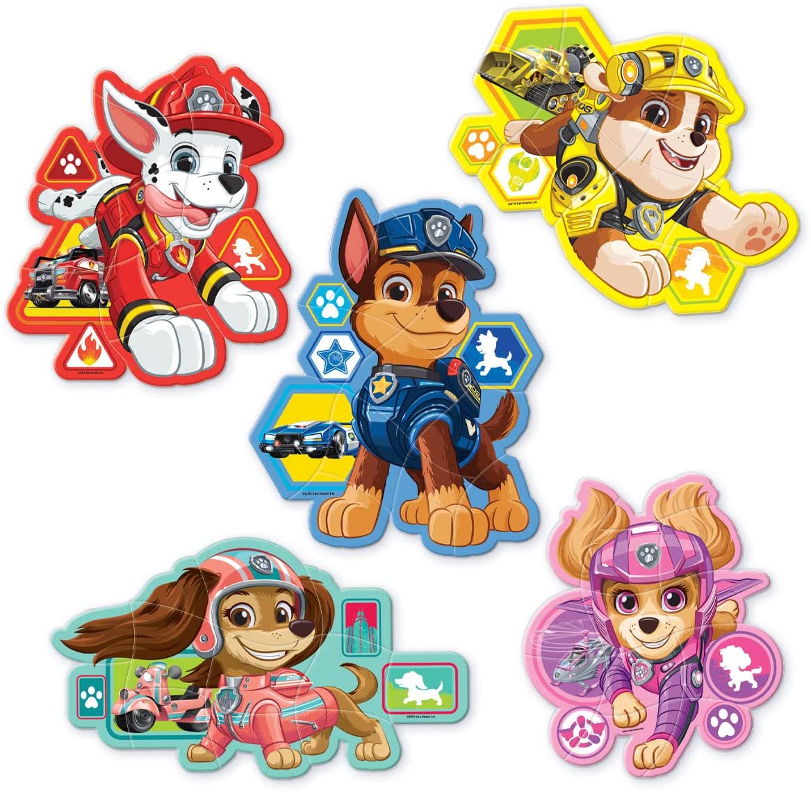 Foto 4 pulgar | Juego Preescolar con 5 Figuras para Armar de Paw Patrol Novelty