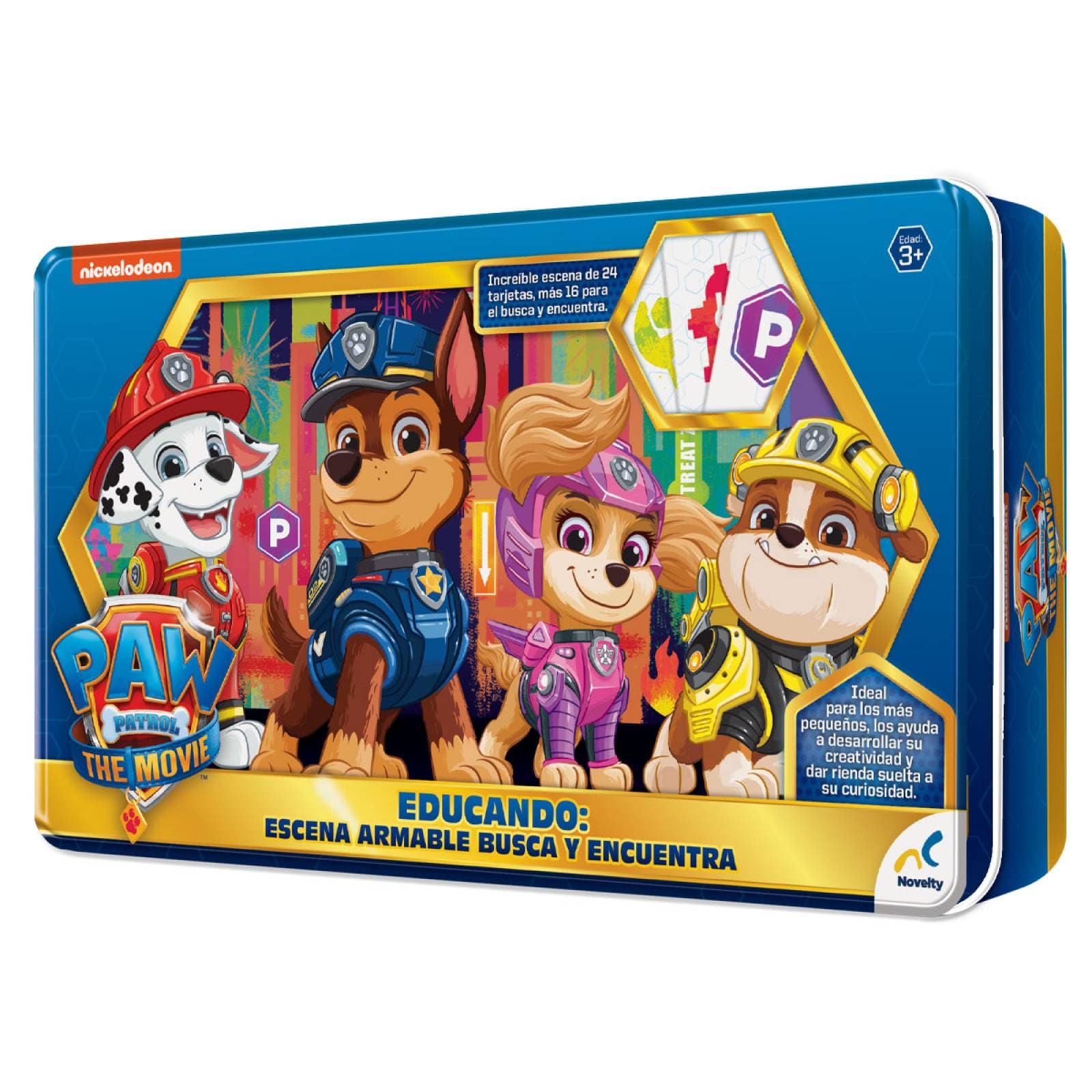 Juego Preescolar de Escenas Armables Busca y Encuentra de Paw Patrol Novelty