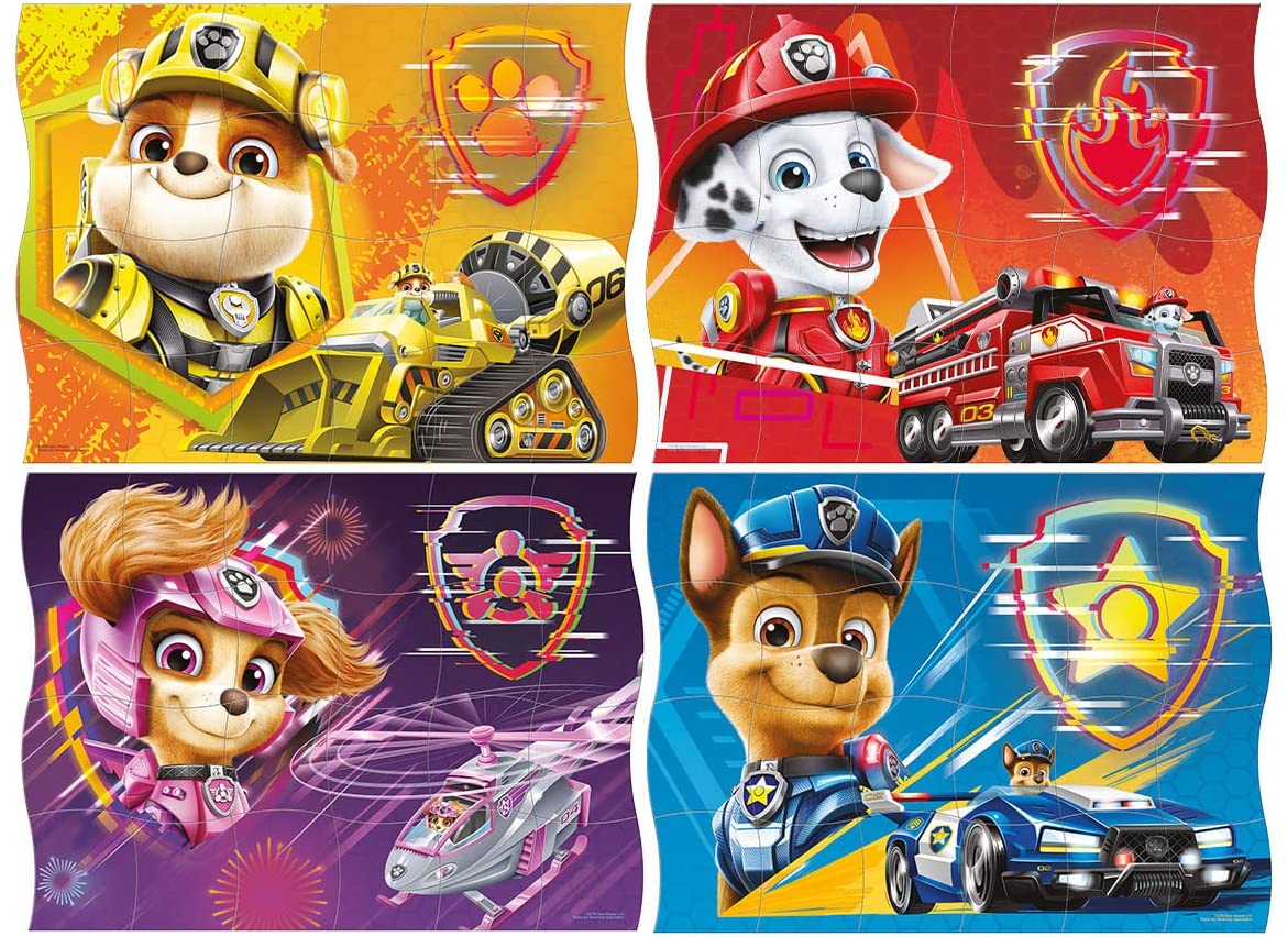 Foto 4 pulgar | Juego Preescolar de 4 Escenas Armables en 1 Paw Patrol