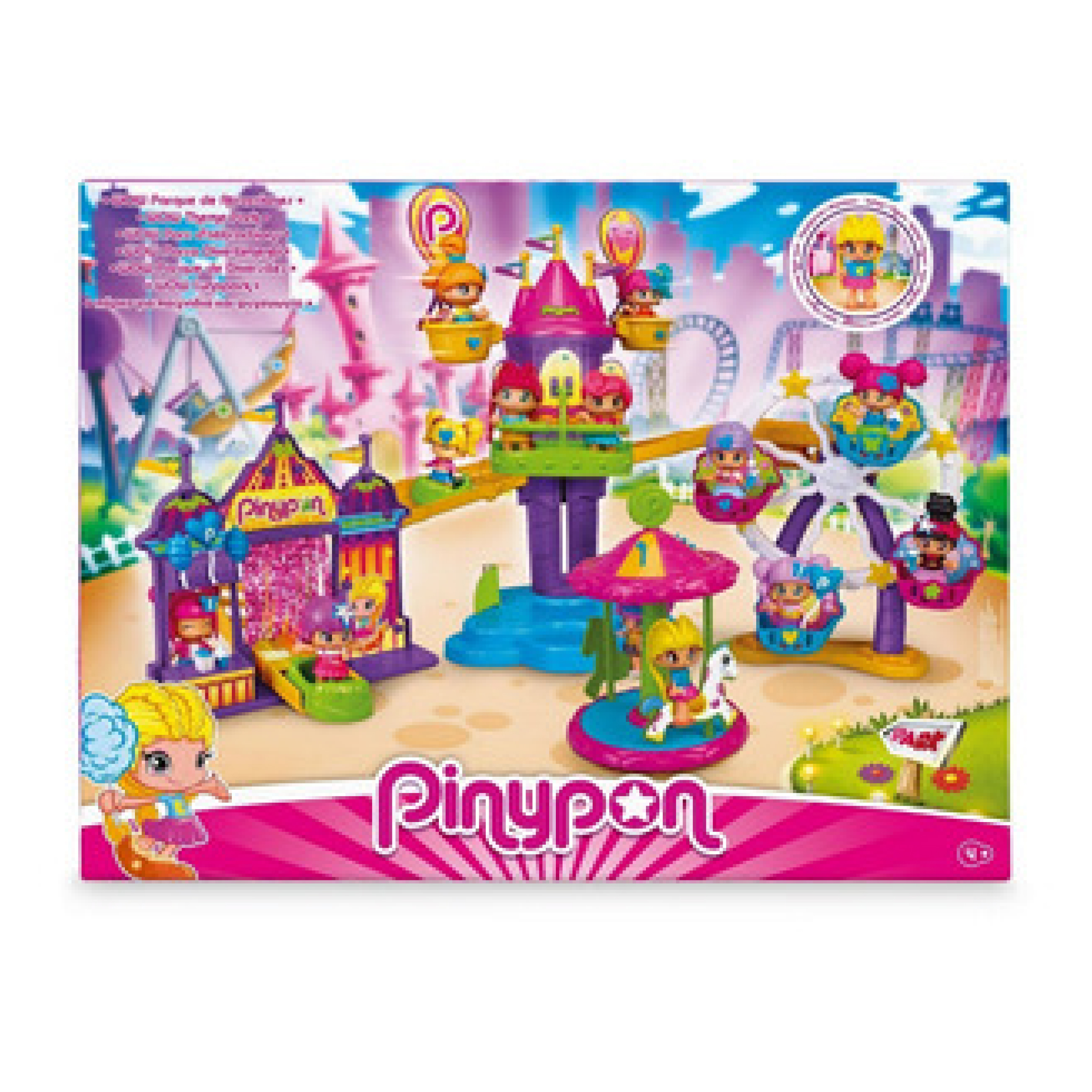 Foto 4 pulgar | Parque de Atracciones Pinypon Multicolor Incluye 1 Figura