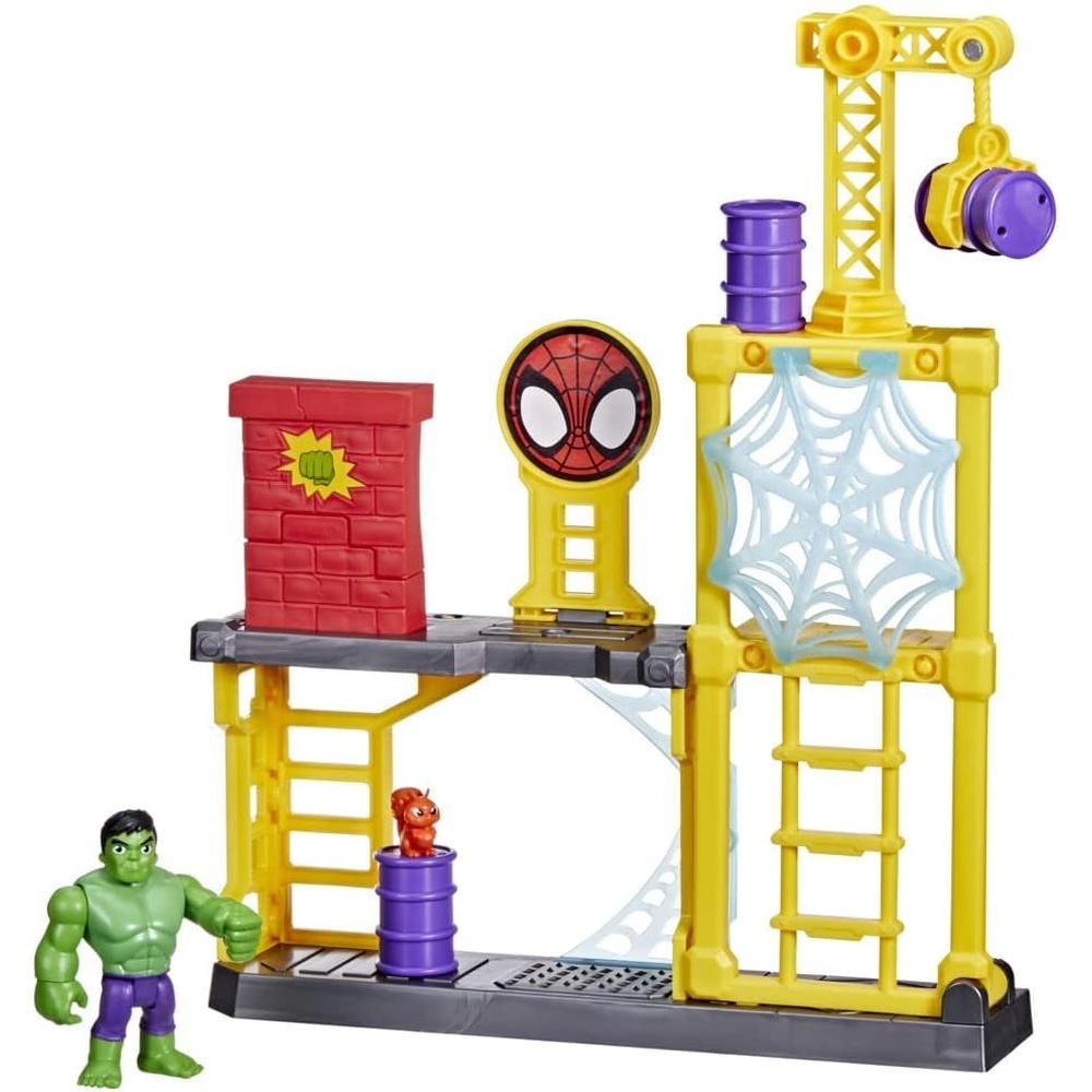 Foto 3 pulgar | Set de juegos Hasbro F3717 Marvel Spidey And His Amazing Friends: Set Parque de Juegos de Hulk