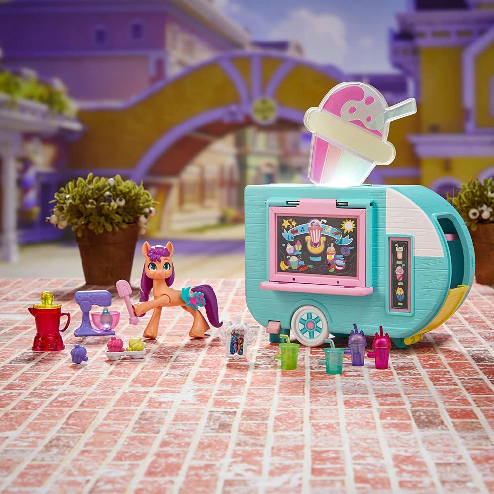 Foto 6 pulgar | My Little Pony: Set Sunny Starscout Camión de Batidos