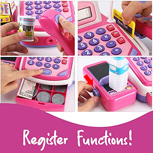 Foto 4 pulgar | Venta Internacional - Registradora de Juguete Rosa Liberty Imports