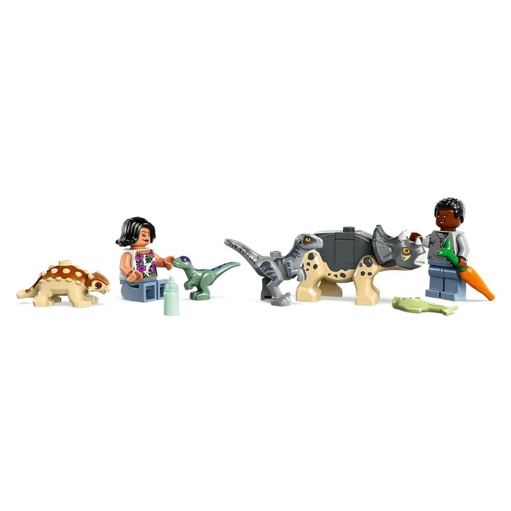 Foto 6 pulgar | Lego Jurassic World Centro De Rescate De Dinosaurios Bebe 76963