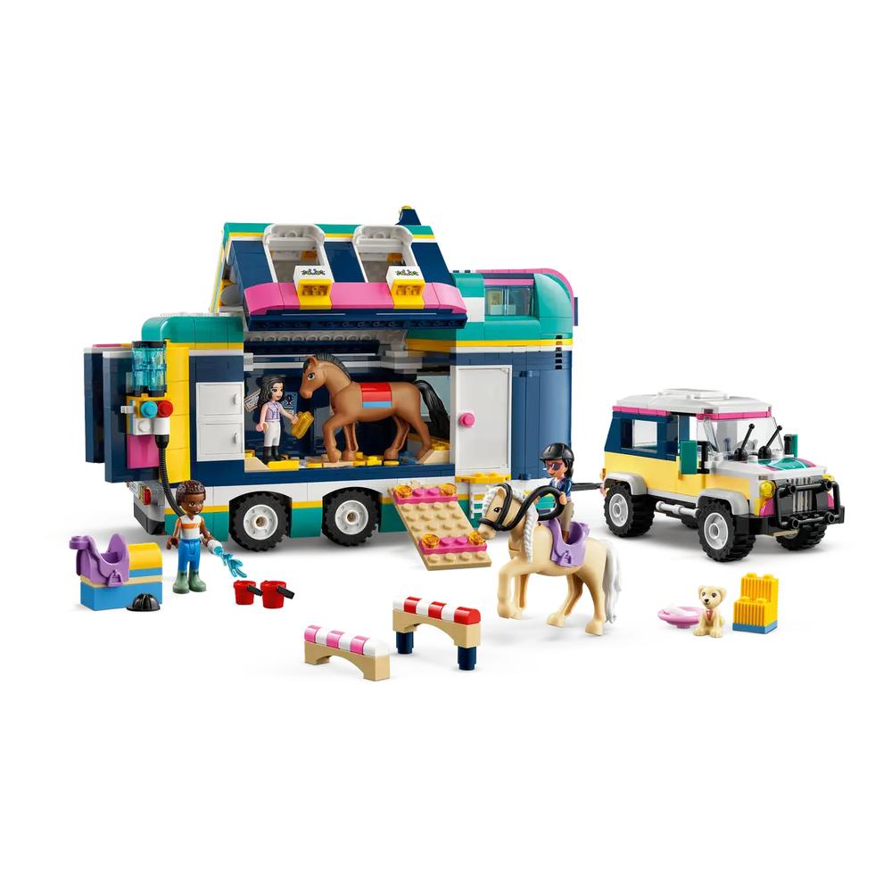 Foto 4 pulgar | Lego Friends Remolque De Exhibicion Equina 41722