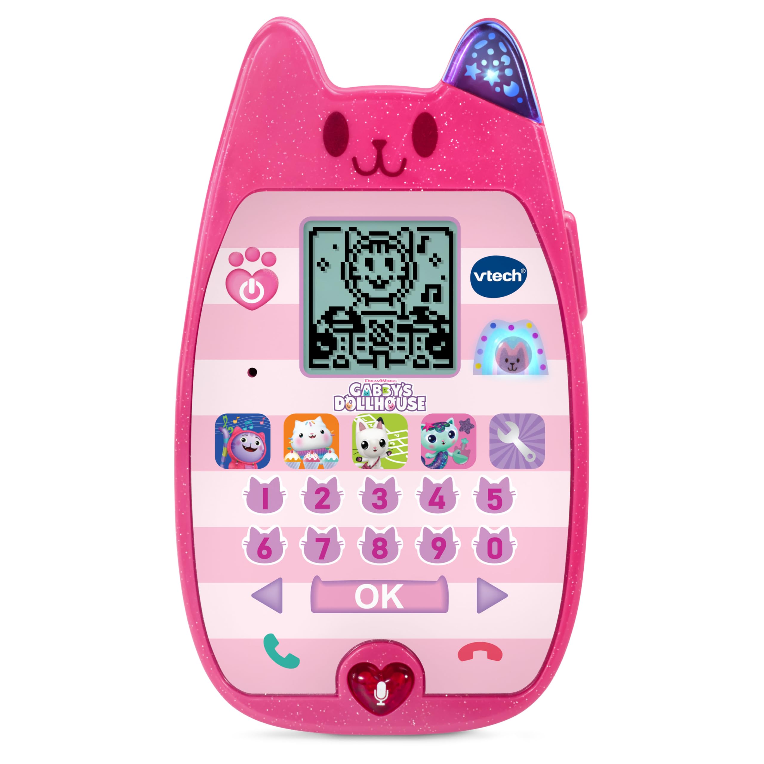 Teléfono Toy Phone Vtech Gabby's Dollhouse A-meow-zing Para Niños Mayores De 3 Años - Venta Internacional.