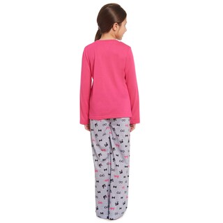 Foto 3 | Barbie Little Girls Pajama Shirt And Pants Sleep Set Gray/ - Venta Internacional.