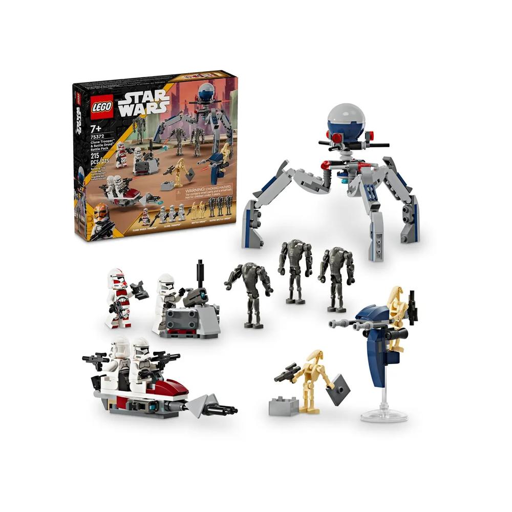 Foto 4 pulgar | Lego Star Wars Pack De Combate: Soldado Clon Y Droide De Combate 75372