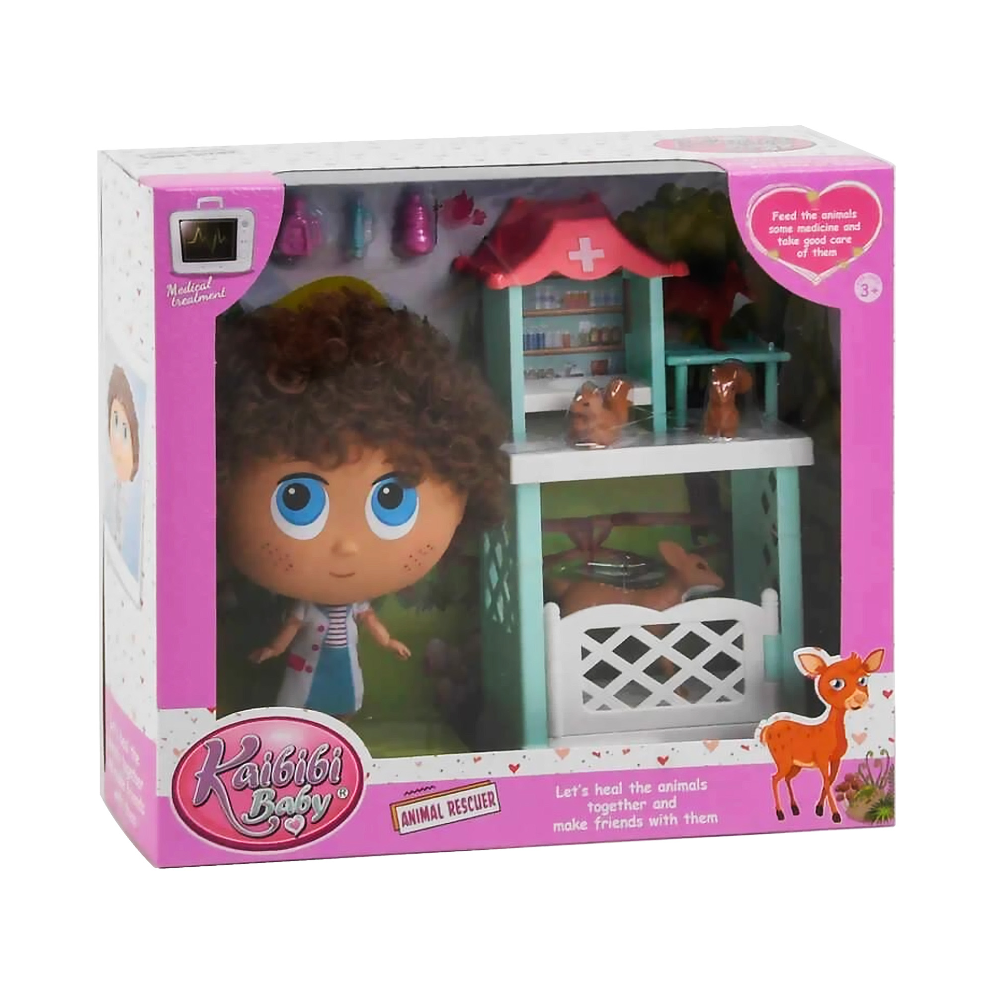 Foto 1 | Muñeca Kaibibi Baby Rescuer Animal Pet Shop Juguetes Regalos
