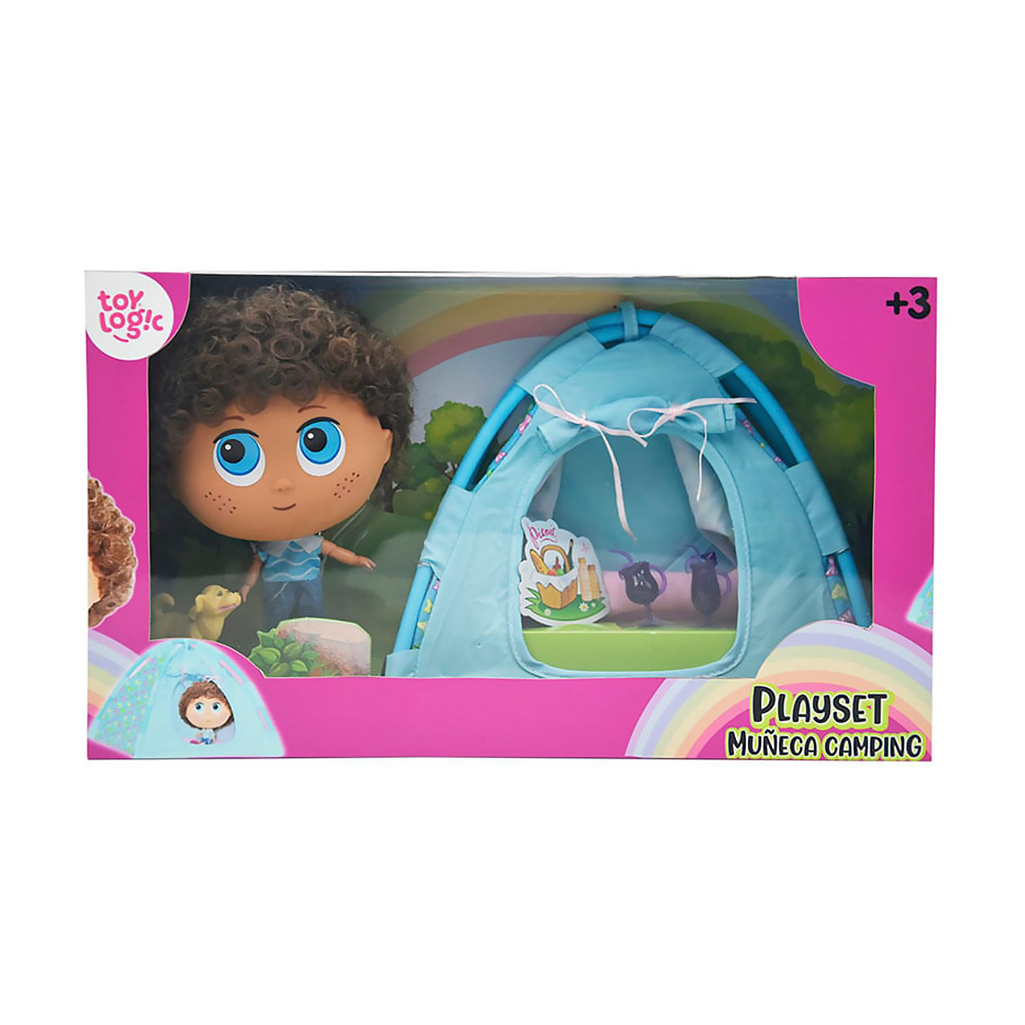 Set De Muñeca Kaibibi-camping/ Juego Para Niños + De 3 Años