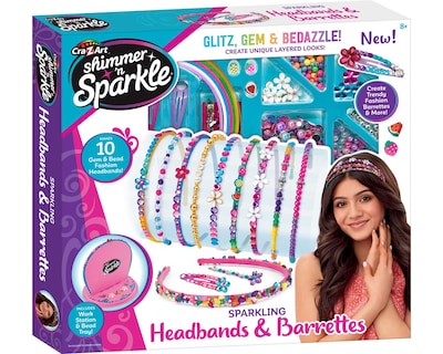 Foto 3 | Juego Cra-Z-Art para Crear y Decorar Diademas y Broches Brillos y Glitter Shimmer And Sparkle