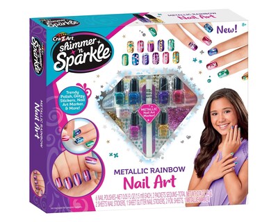 Foto 1 | Kit De Actividades Cra-z-art Shimmer And Sparkle (metallic Rainbow Nail Art)