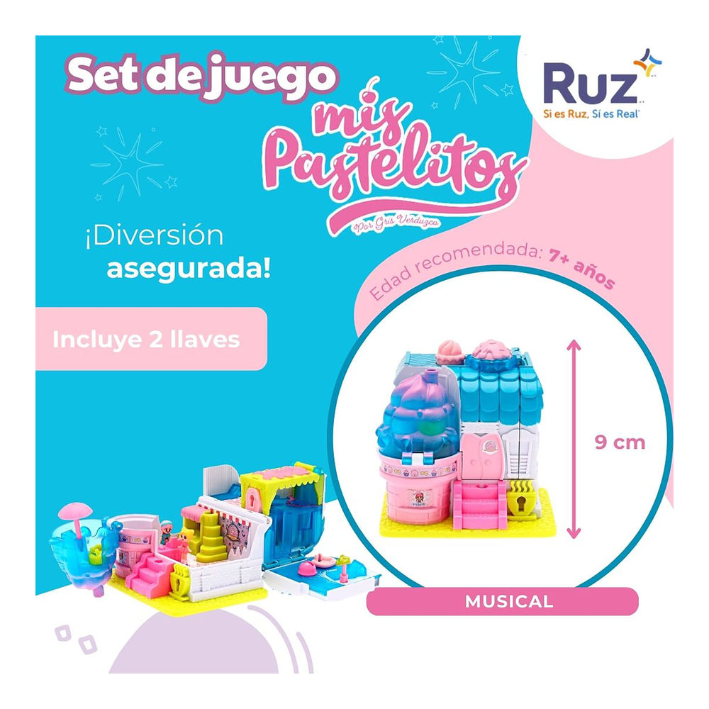 Foto 4 pulgar | Set De Juego Ruz Mis Pastelitos (cool Café)