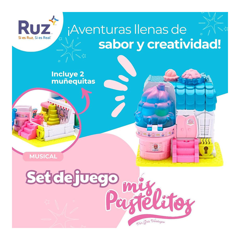 Foto 5 pulgar | Set De Juego Ruz Mis Pastelitos (cool Café)